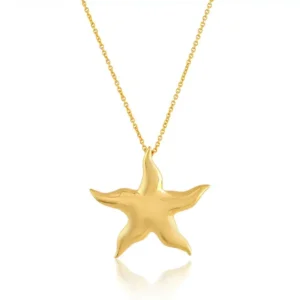 Golden Starfish Necklace