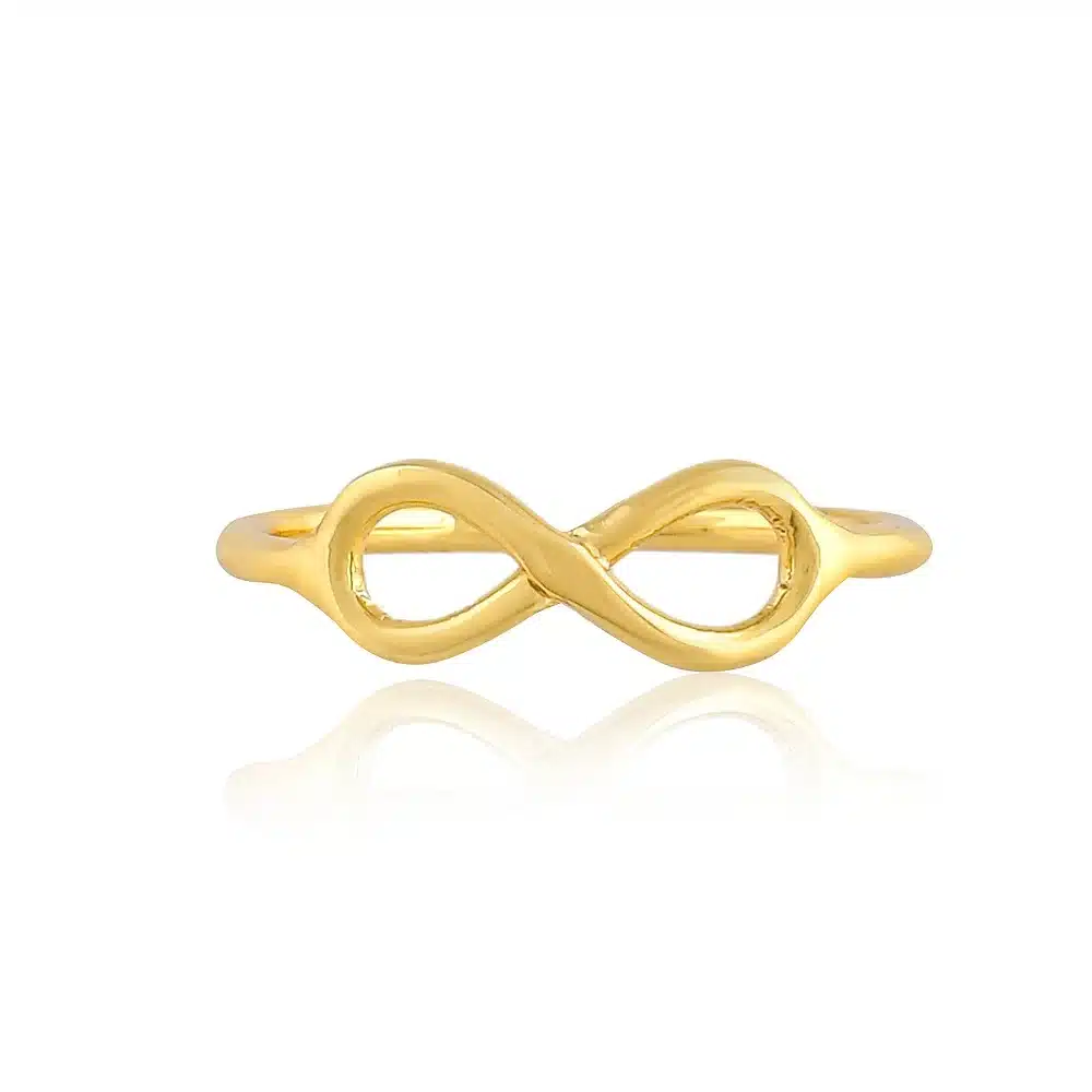 Leena Infinity Gold Ring Online Jewellery Shopping India | Yellow Gold 14K  | Candere by Kalyan Jewellers