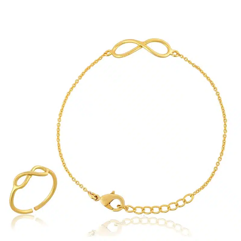 Large Infinity Bracelet | Solid 14k Yellow Gold | Fine Jewelry – Helen  Ficalora