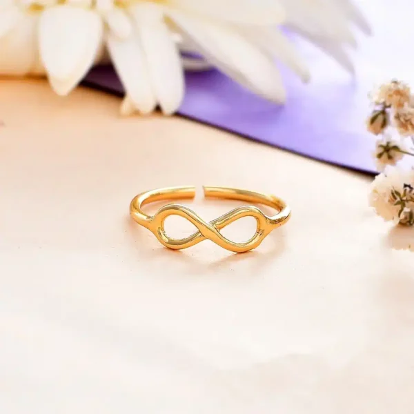 Infinity Ring Gold Plated